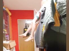 Guy jumping cumshot home solo porn