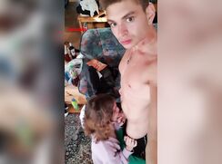 Mixed Uncut Twink & White Femboy Makeout & BJ porn