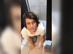 Golden Showers Sasha show joy of a good warm pee shower - AI Enhanced