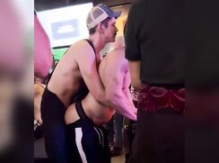 Twink Fucked Over The Table In Bar porn