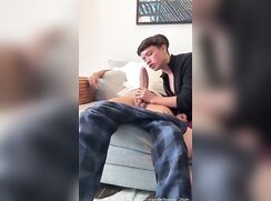 Handling a huge cock