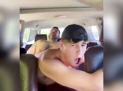 Jock Gets Fucked In Back Of Uber porn