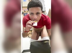 Vape & Play Shaved Latino porn