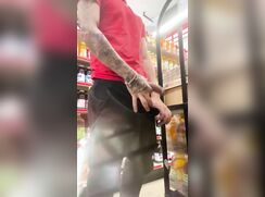 Latino Exhibitionist In Supermarket porn