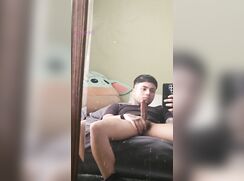 Latino Plays In Mirror porn