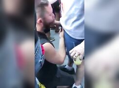 Bear Gives Twink BJ In Folsom Street porn