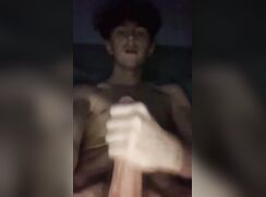 Dude with a lot of dick jerk