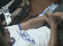 Japanese glasses boy masturbation4