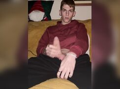 Shaved Cock Chav Plays With Semi porn