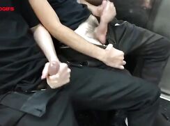 Cut & Uncut Cock Jerk On Metro porn