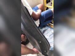 Caught Playing With Boner On Bus porn