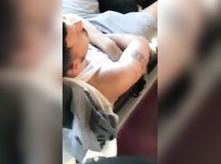 Jock Boner On Public Transport Caught porn