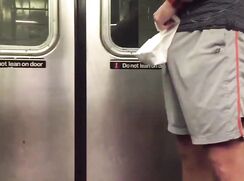 Caught With Boner On Metro porn