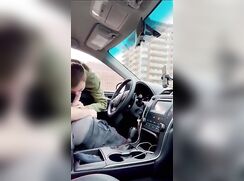 Car Jerking Turns Into Cruising BJ porn