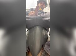 Oil Rig Roughneck Jerks In Portapotty porn