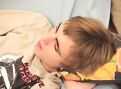 Blond College Guy Cut does an Adult Gay Porn Movie - AI Enhanced