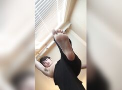 Twink foot stomping PoV