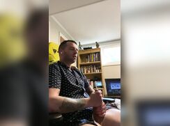 Spraying Cum In His Own Face porn