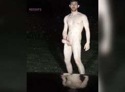 Jock Jerks Naked By Field porn