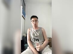 Asian student jerk