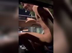 Nude car piss