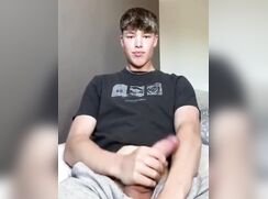 Cute  Boy Jerking  Off