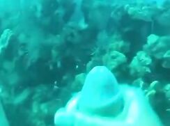 Scuba Jerk & Cum Underwater porn