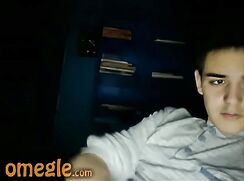 Omegle Dark Haie College Student Wanks Off on webcam - AI Enhanced