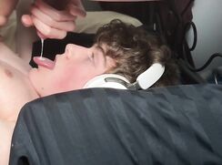 Twink Cums On His Own Tongue porn