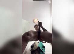 Dominate verbal twink jerks off