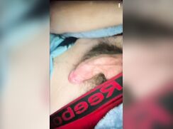 Red Underwear Cum Boy