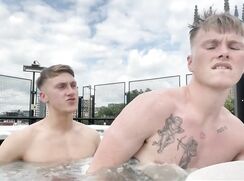 Blond Hot Tub Rimming Jocks porn