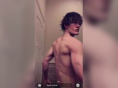 Str8 blonde study baited