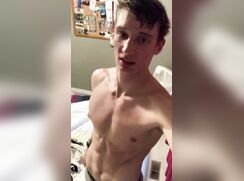cute fit basket player snapchating to girl clip