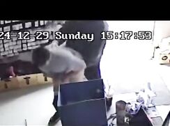 Store Fuck Caught On CCTV porn