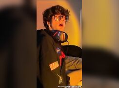 Massive cumshot explosion from a young stud