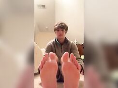 Cute Dude Feet Show