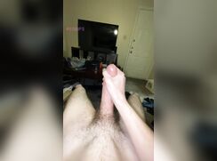 BWC Jerk & Cum In Living Room porn