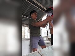 Amateur Asian Outside Cruise