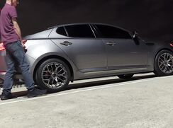 Pissing On A Tesla In Car Park porn