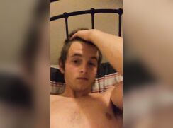 cute sexy hairy vock guy baited on bed off