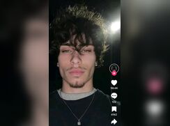 cute brunette will snapchating to girl jo