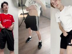 His sexy soccer six pack and his hot cock to touch