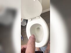 beautiful penis in the bathroom