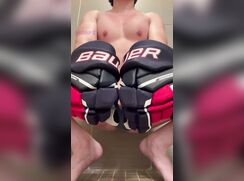 Hockey Jock Handsfree Cum porn