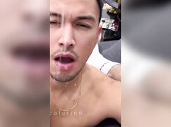 Handjob and big load on the face - 09-18-25