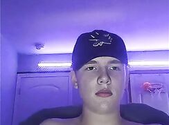 SCC1 Handsome College Guy wanks his Cut Cock Off - AI Enhanced