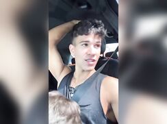 Twink Car BJ porn