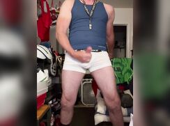 DILF Athlete Cumshot From JockDad87 in Nike Underwear