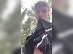 @jcbstariii outside jerking and naked